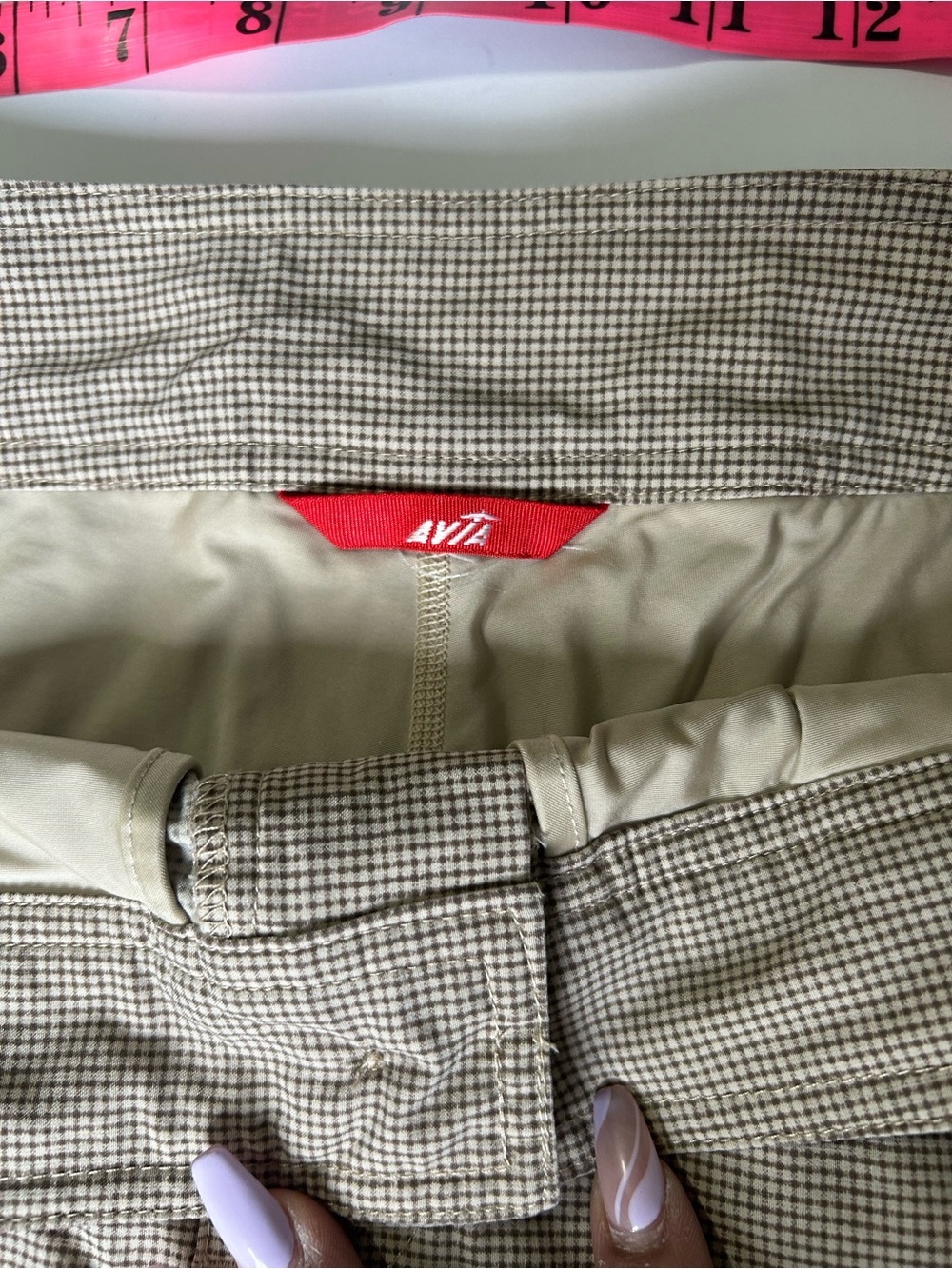Avia Microcheck Athletic Skort - Picture 6 of 9